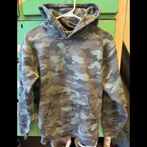 Camo Hooded Sweatshirt